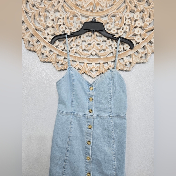 Zara Denim Mini Dress - Picture 5 of 7